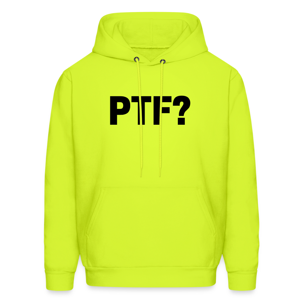 PTF? World Tour 2025 Men's Hoodie - safety green