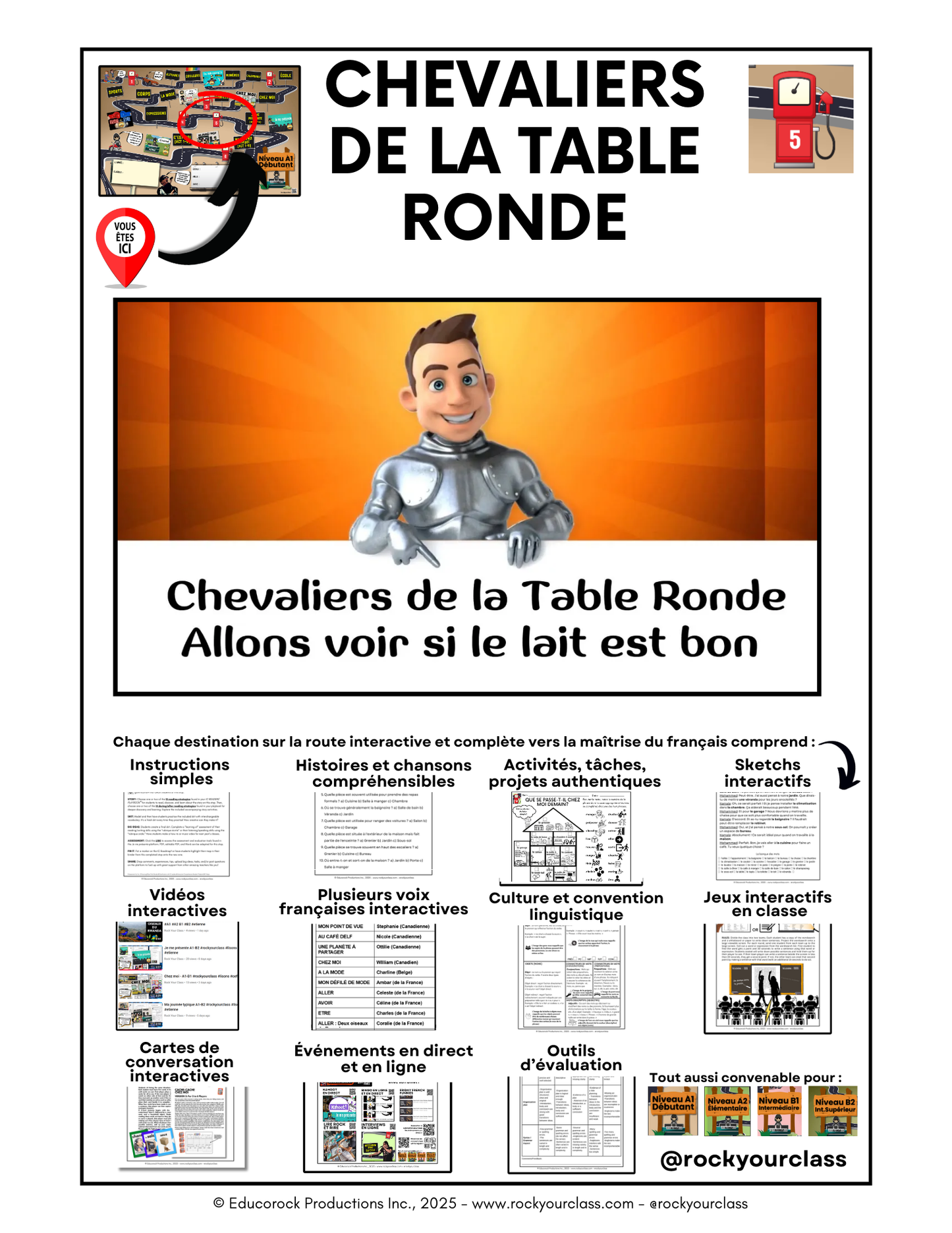 R5 - MANIE CULTURELLE (Pré-A1 beginner to B1 intermediate levels) FULL FOREVER RESOURCE PLATFORM ACCESS