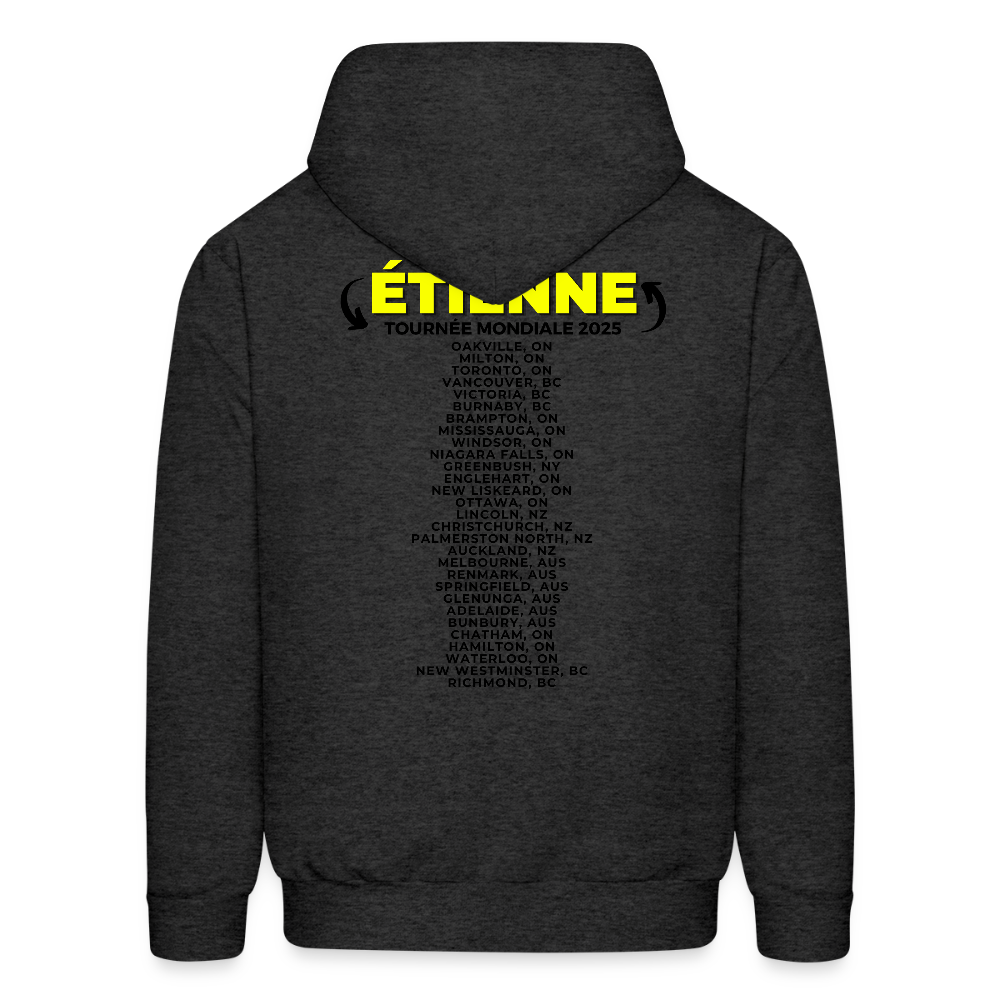 PTF? World Tour 2025 Men's Hoodie - charcoal grey