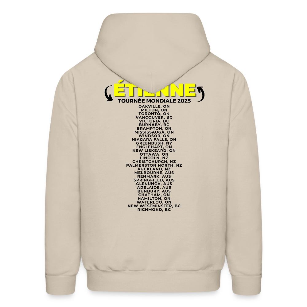 PTF? World Tour 2025 Men's Hoodie - Sand