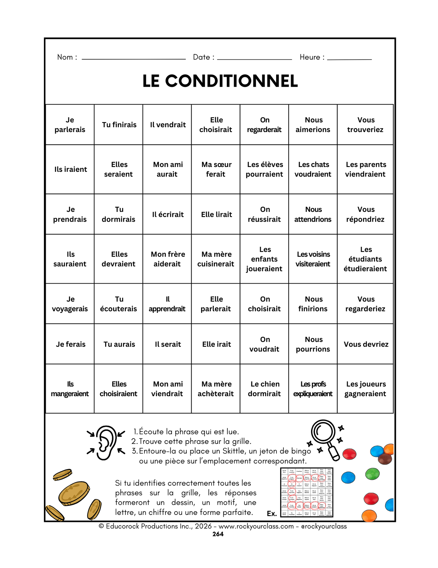 R18 - LE CONDITIONNEL (Pré-A1 beginner to B1 intermediate levels) FULL FOREVER RESOURCE PLATFORM ACCESS