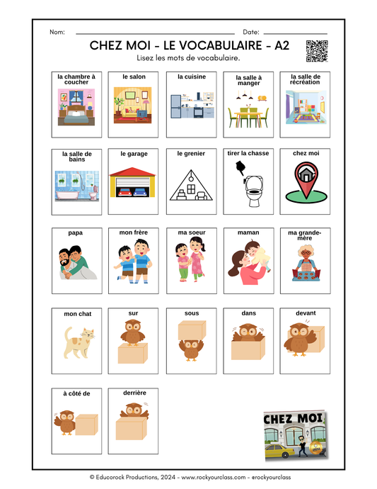 CHEZ MOI (A1-B2) 121-Page Full package