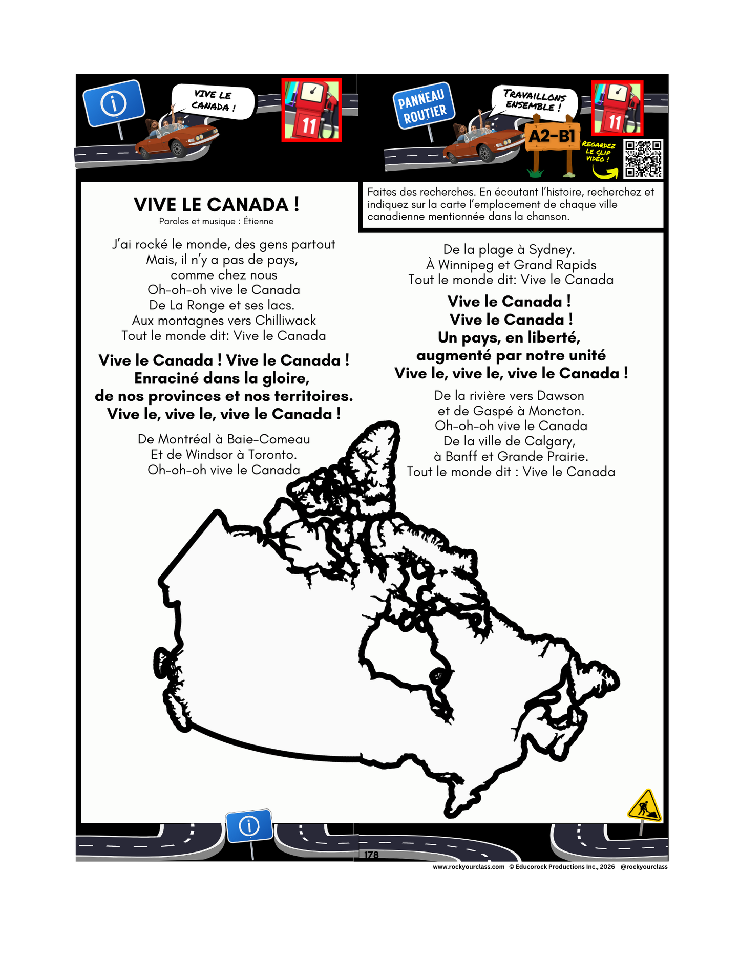 R11 - LE CANADA (Pré-A1 beginner to B2 intermediate/advanced levels) FULL FOREVER RESOURCE PLATFORM ACCESS