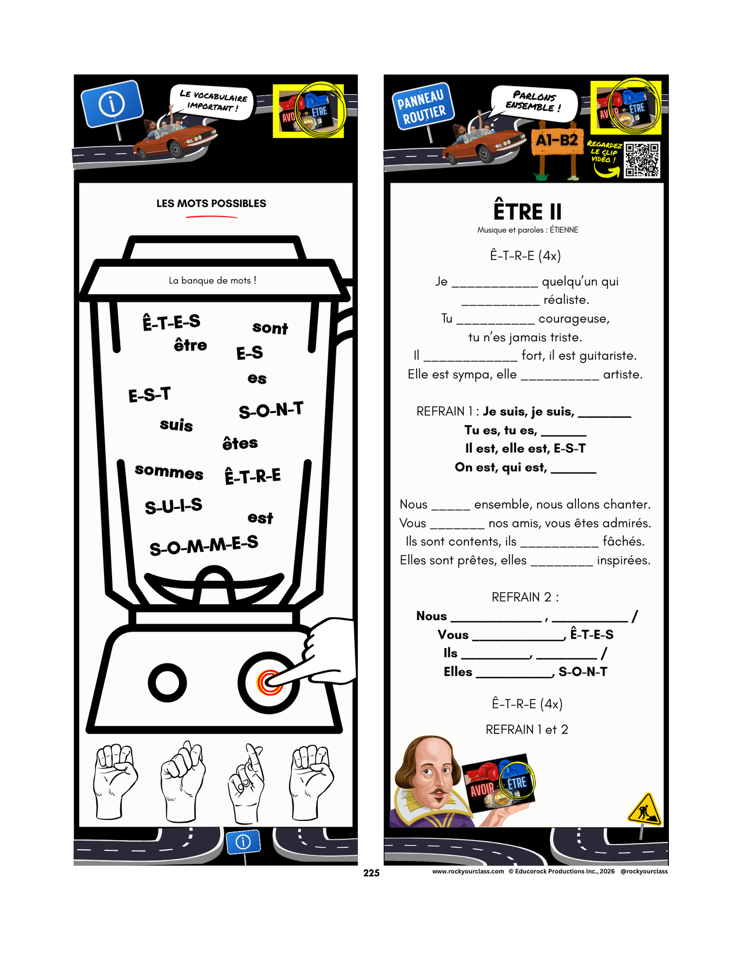 ÊTRE (Pré-A1 beginner to B2 advanced levels) FULL FOREVER RESOURCE PLATFORM ACCESS