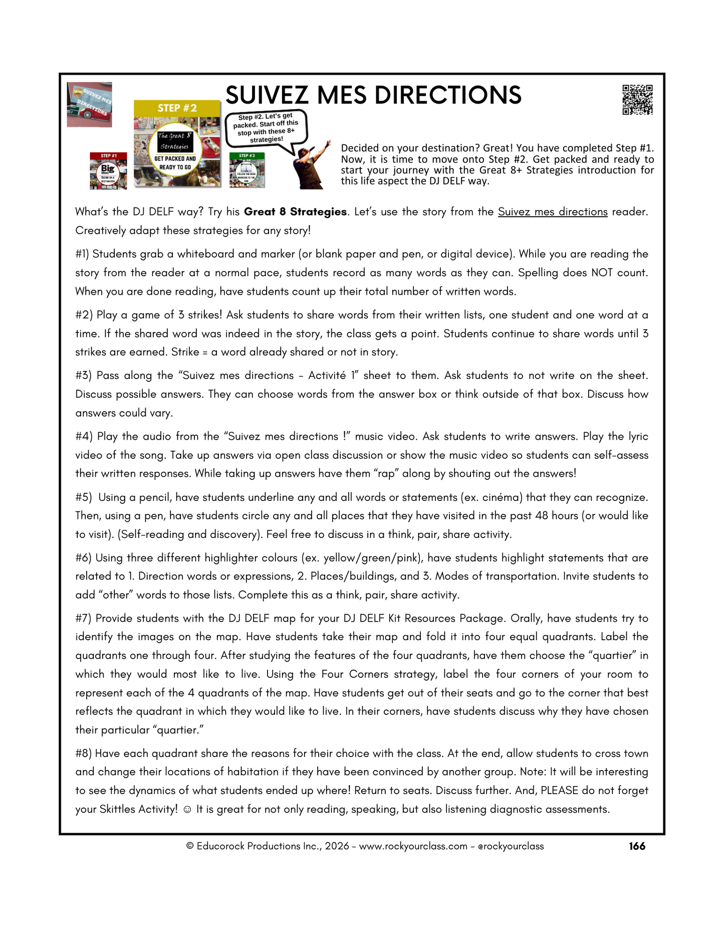 SUIVEZ MES DIRECTIONS (MA VILLE) - INCLUDES FREE SHIPPED READER and FULL FOREVER PLATFORM ACCESS INCLUDED