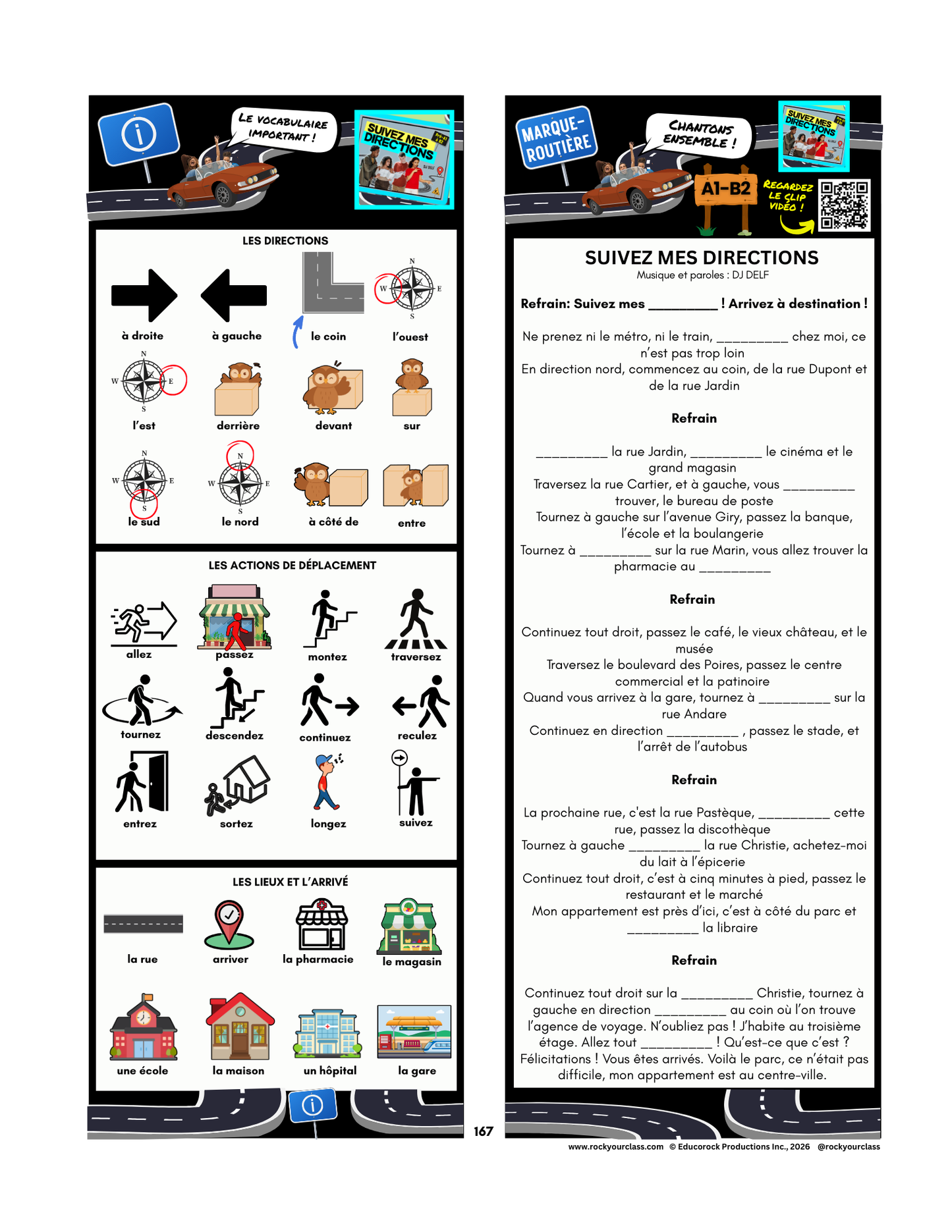 SUIVEZ MES DIRECTIONS (MA VILLE) - INCLUDES FREE SHIPPED READER and FULL FOREVER PLATFORM ACCESS INCLUDED