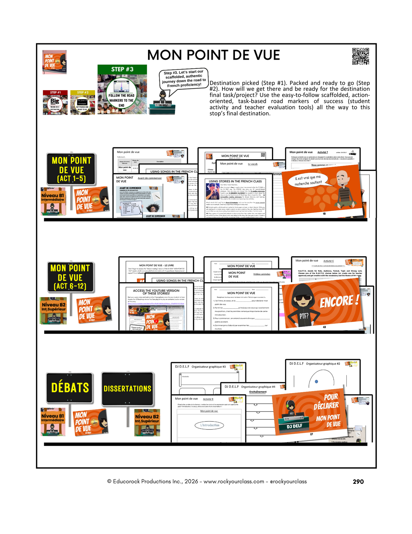 MON POINT DE VUE (DÉBATS/DISSERTATIONS) - INCLUDES FREE SHIPPED READER and FULL FOREVER PLATFORM ACCESS INCLUDED