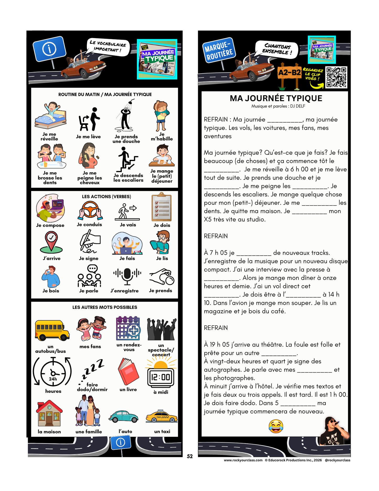 MA JOURNÉE TYPIQUE - INCLUDES FREE SHIPPED READER and FULL FOREVER PLATFORM ACCESS INCLUDED