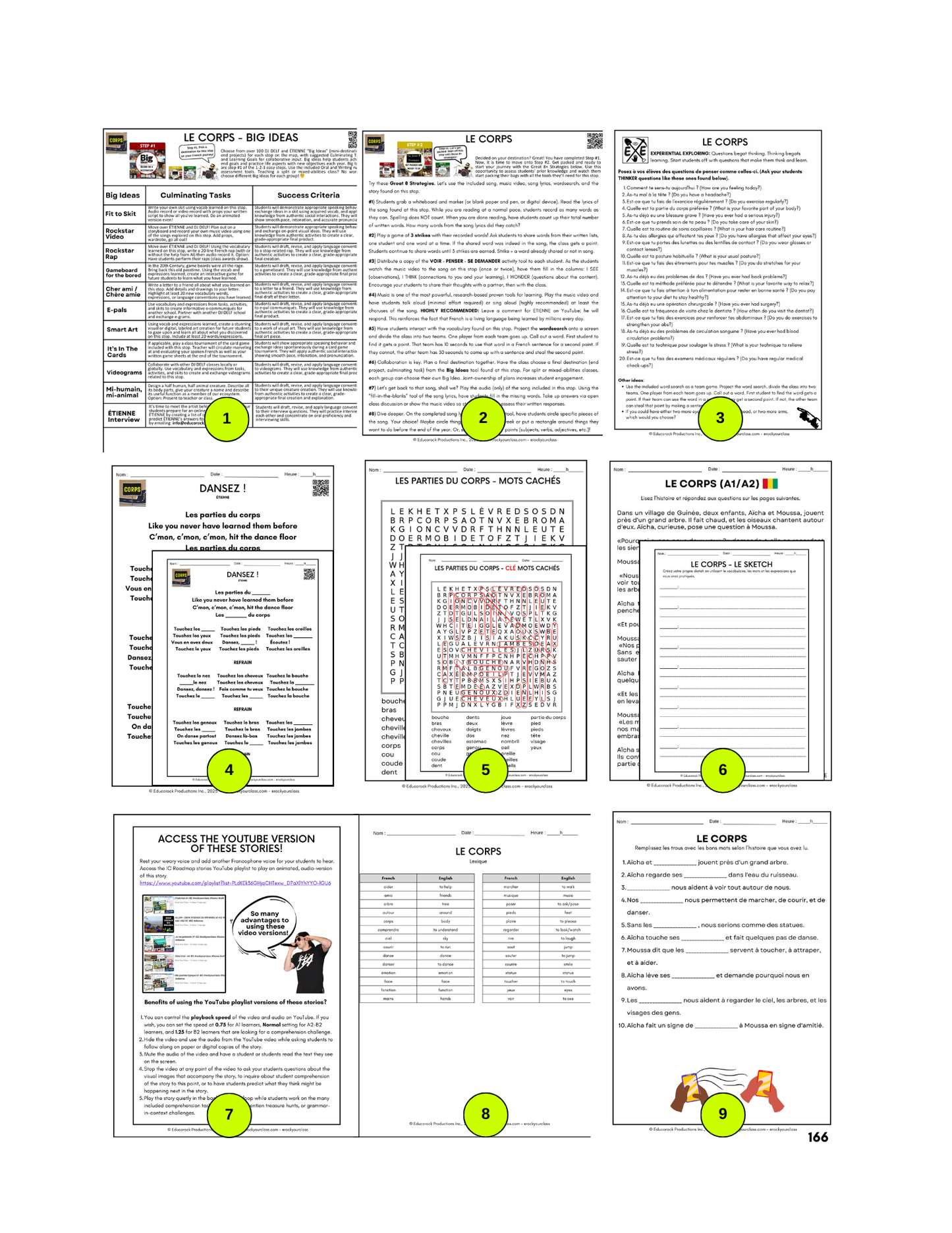 CORPS (Pré-A1 beginner to B2 advanced levels) FULL FOREVER RESOURCE PLATFORM ACCESS