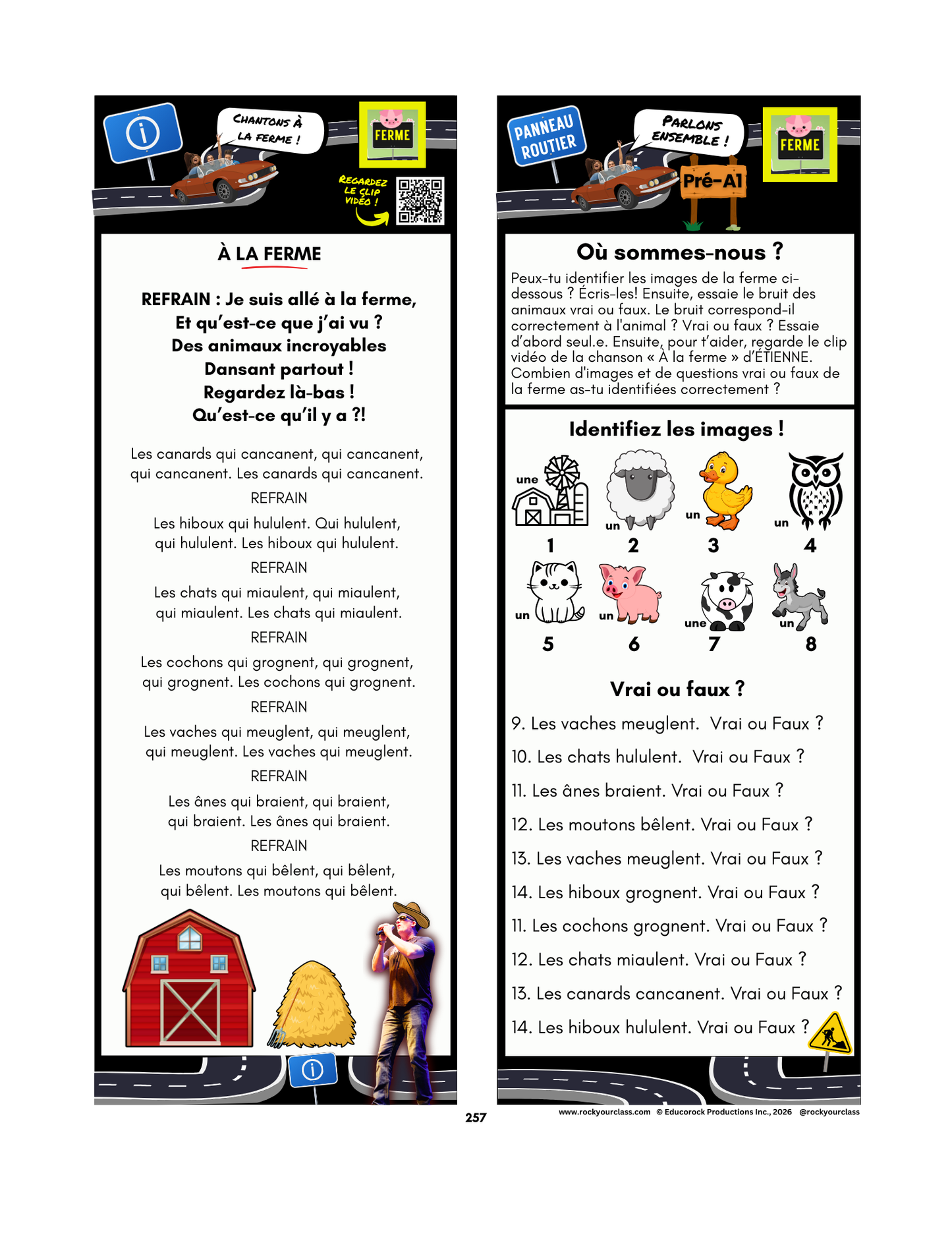 FERME (Pré-A1 beginner to B2 advanced levels) FULL FOREVER RESOURCE PLATFORM ACCESS