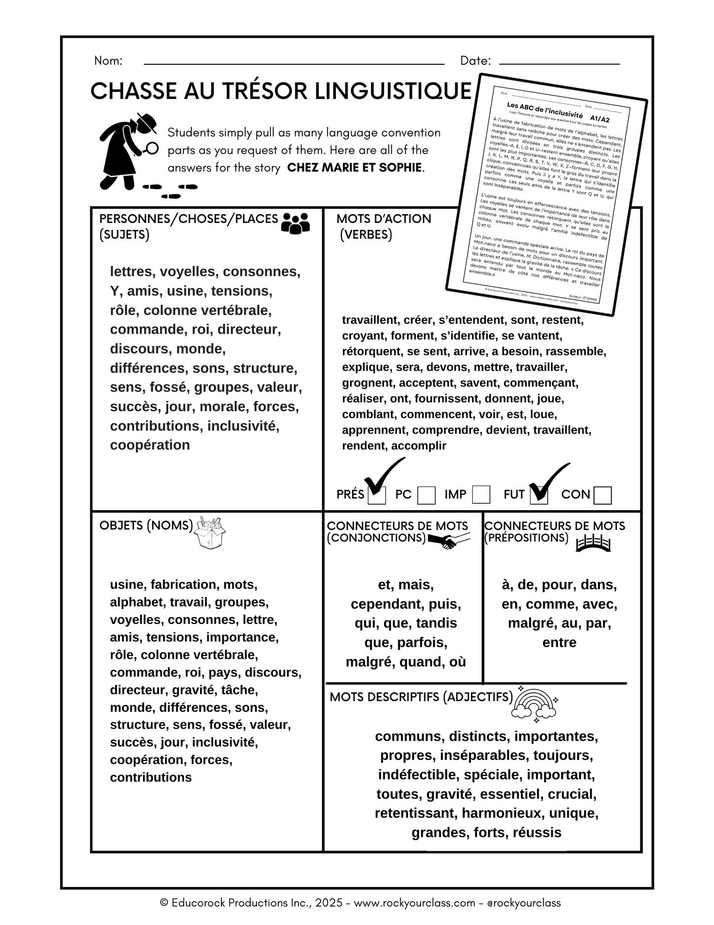 ALPHABET (A1-B2) 75-Page Full package