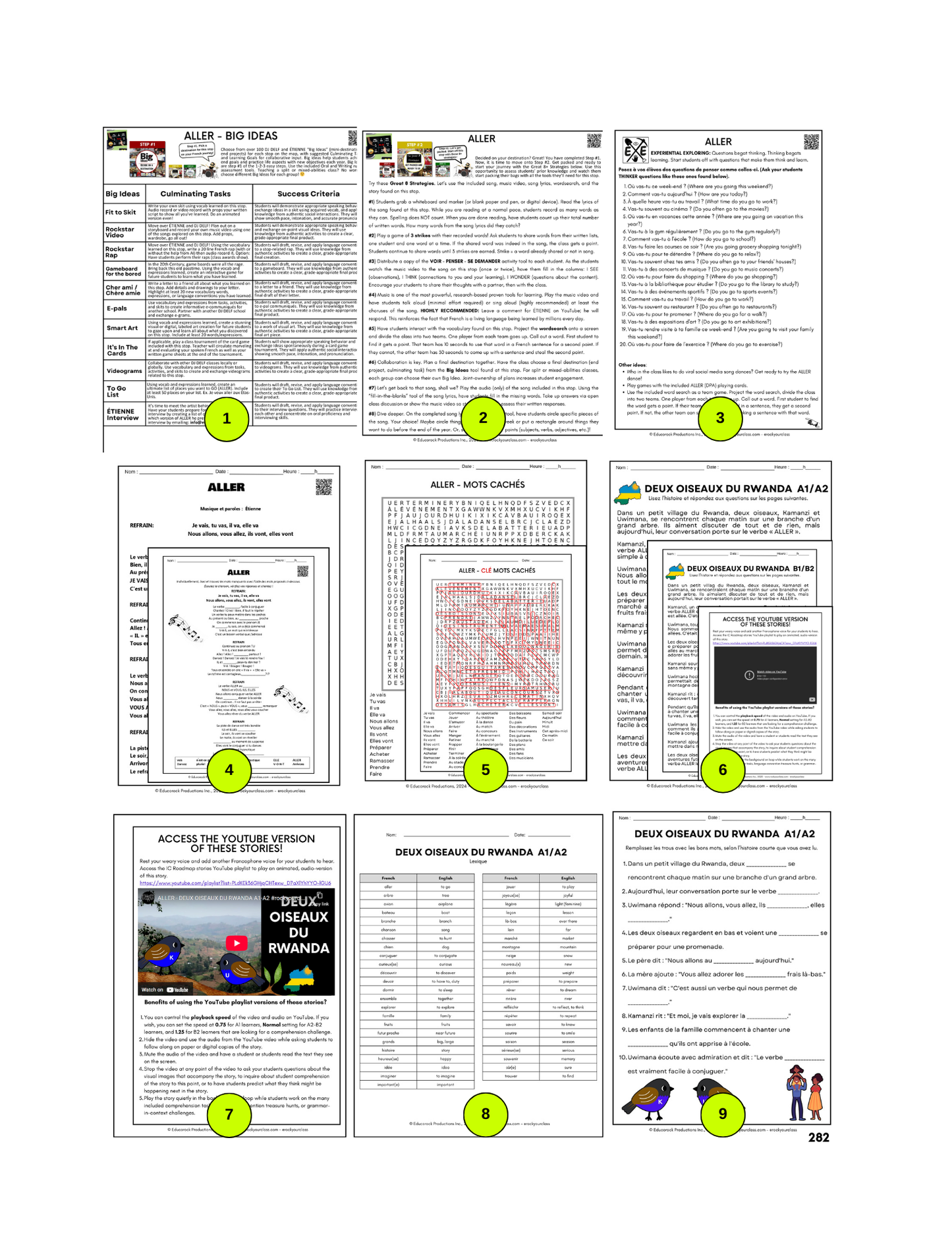 ALLER (Pré-A1 beginner to B2 advanced levels) FULL FOREVER RESOURCE PLATFORM ACCESS