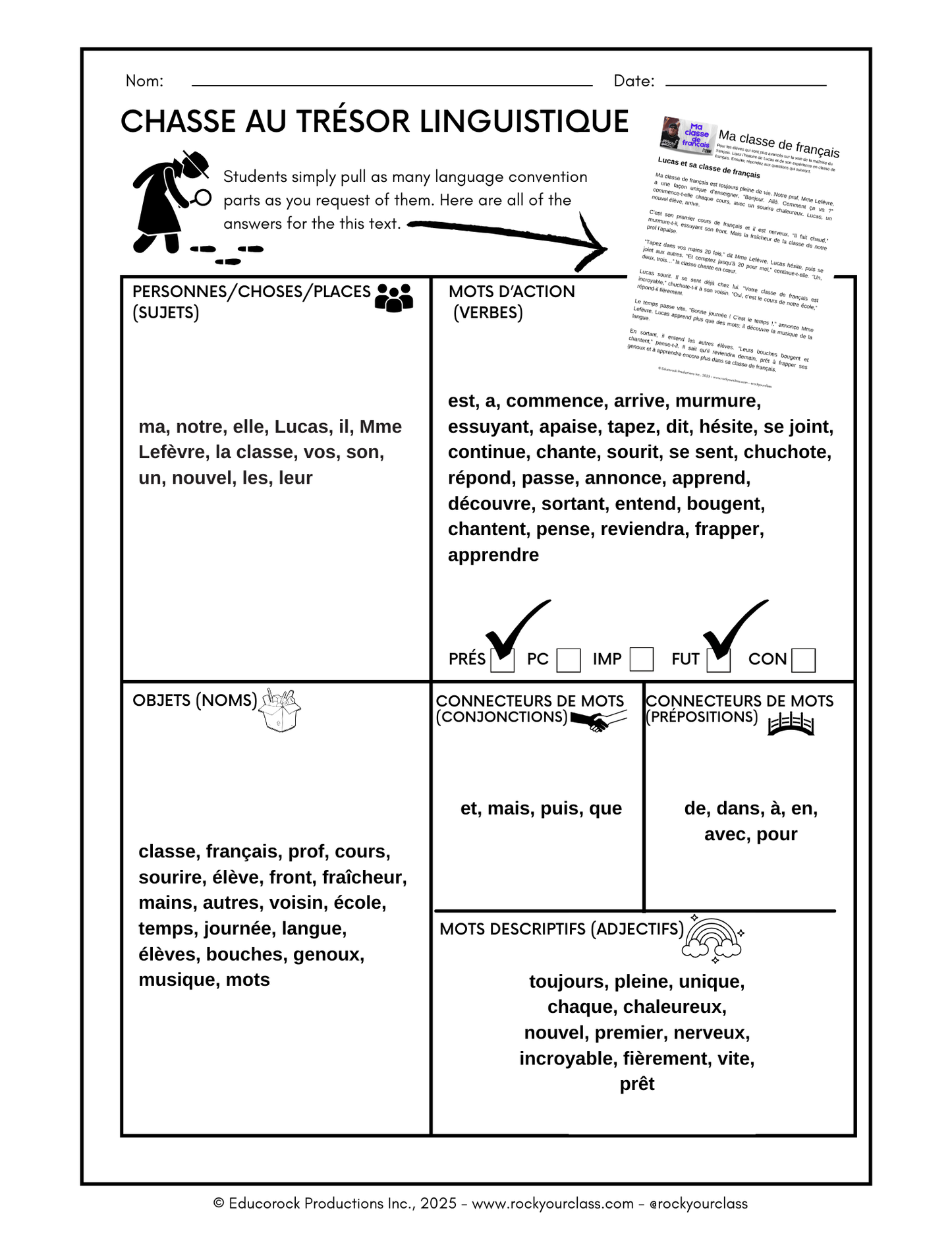 R1 - MA CLASSE DE FRANÇAIS (Pré-A1 beginner to B1 intermediate levels) FULL FOREVER RESOURCE PLATFORM ACCESS