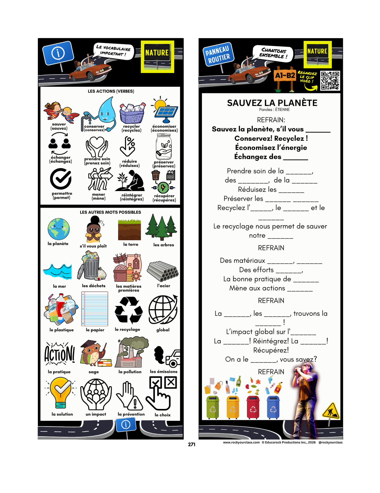 NATURE (Pré-A1 beginner to B2 advanced levels) FULL FOREVER RESOURCE PLATFORM ACCESS