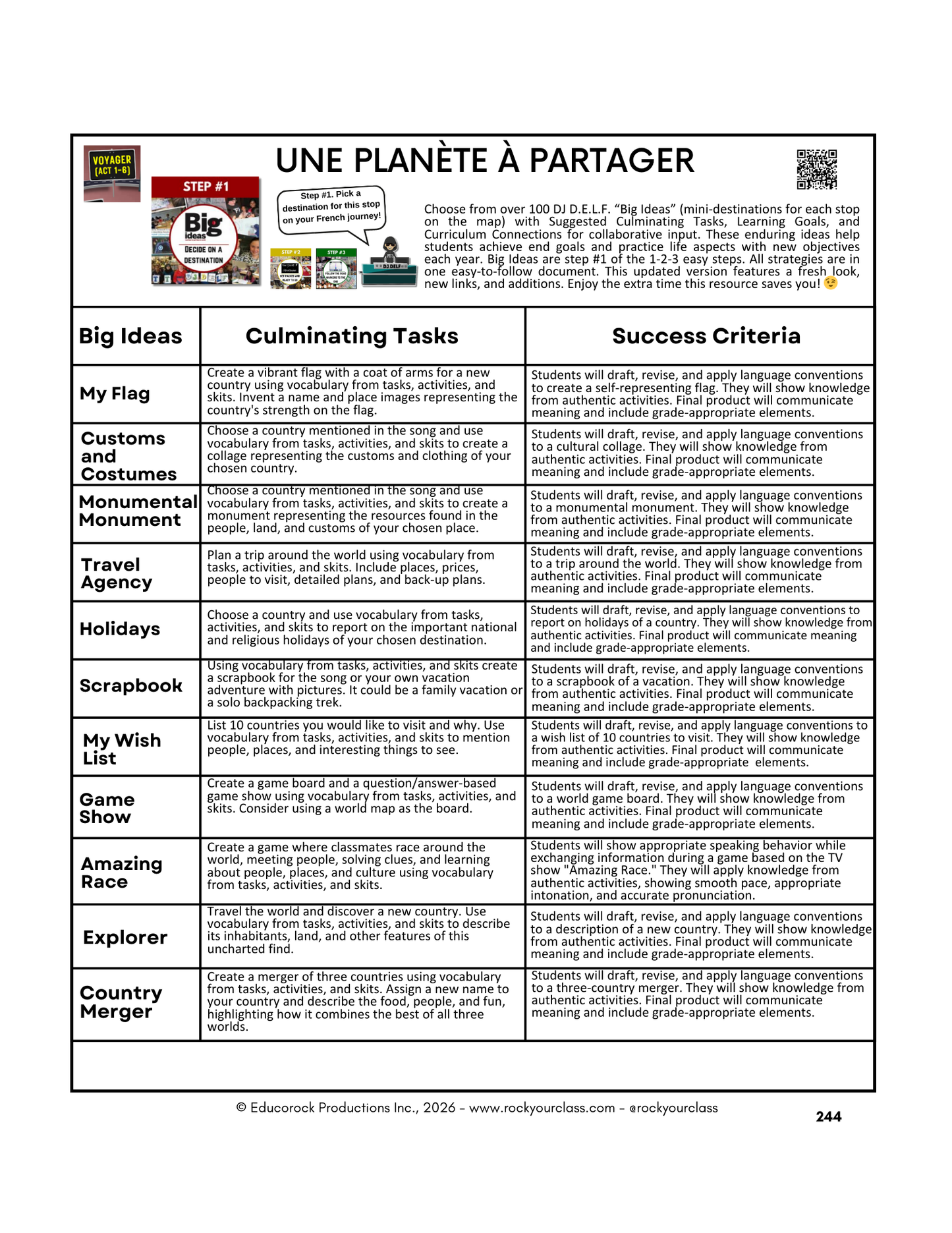 UNE PLANÈTE À PARTAGER (VOYAGER) - INCLUDES FREE SHIPPED READER and FULL FOREVER PLATFORM ACCESS INCLUDED