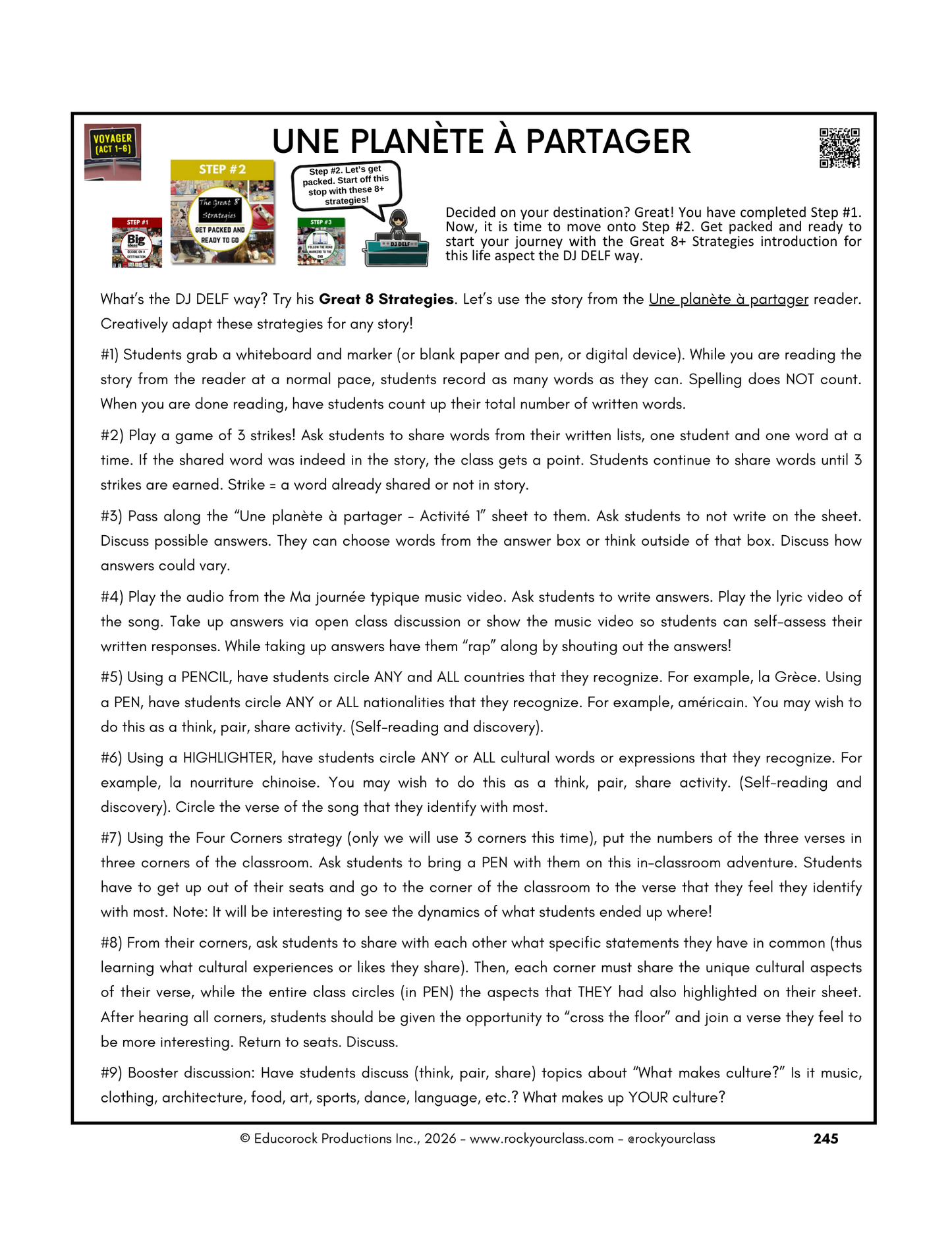 UNE PLANÈTE À PARTAGER (VOYAGER) - INCLUDES FREE SHIPPED READER and FULL FOREVER PLATFORM ACCESS INCLUDED