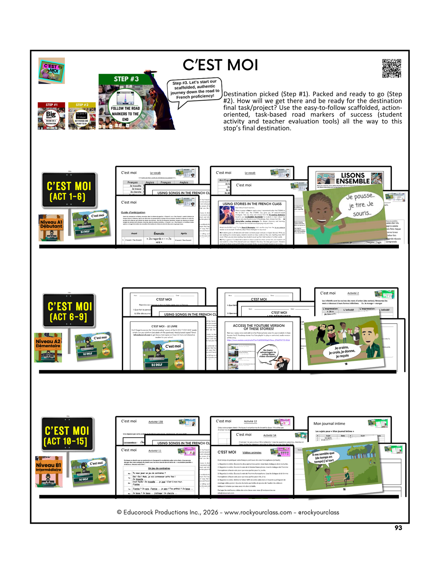 IC ROADMARKS BLEU resource book (384 pages) PLUS one FREE blue STOP of your choice!