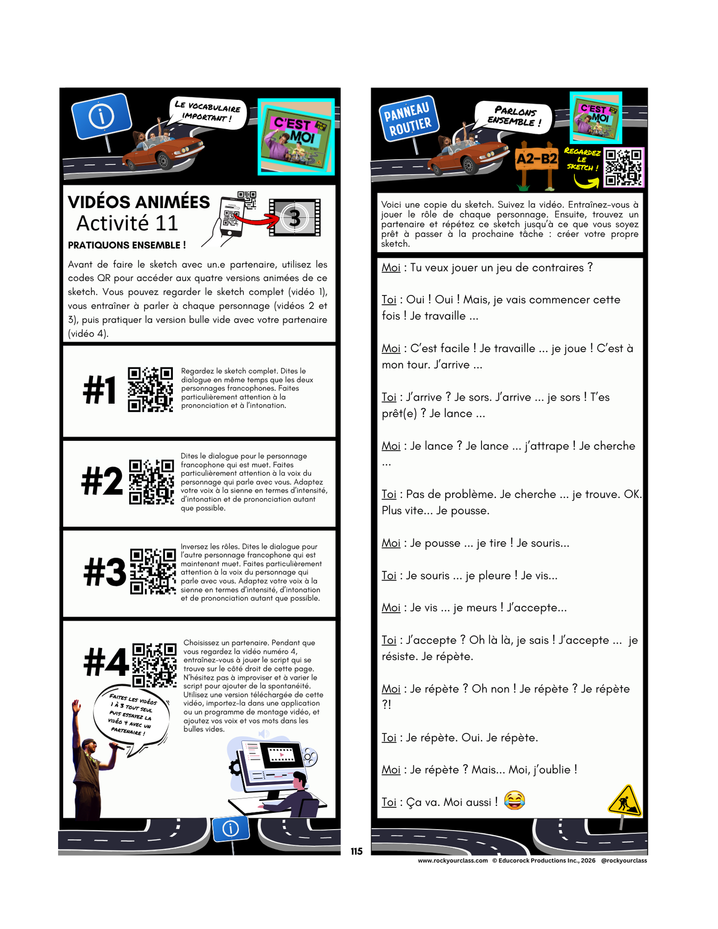 IC ROADMARKS BLEU resource book (384 pages) PLUS one FREE blue STOP of your choice!