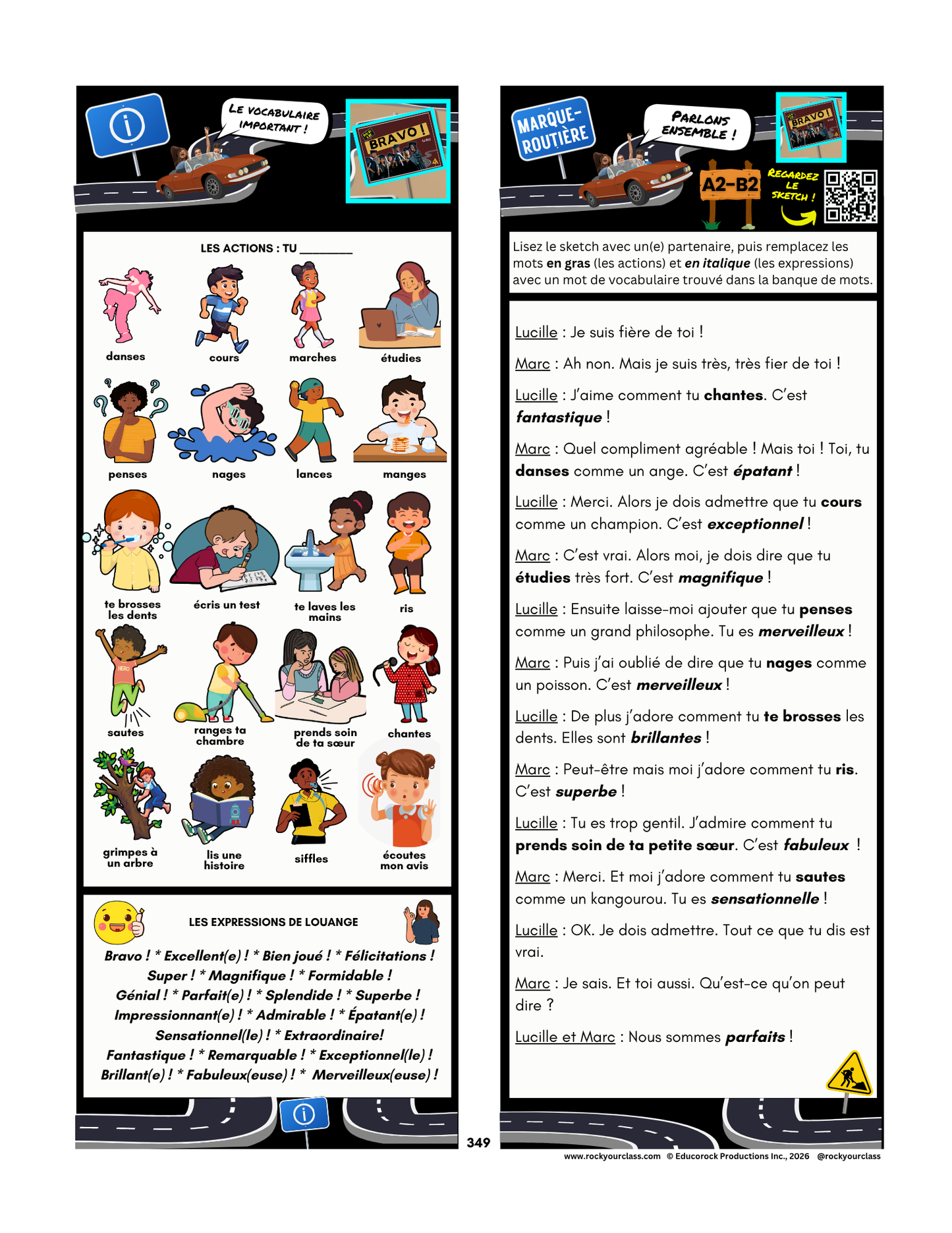 IC ROADMARKS BLEU resource book (384 pages) PLUS one FREE blue STOP of your choice!