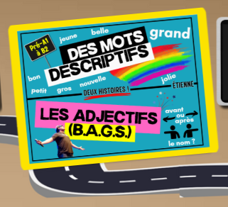 DES MOTS DESCRIPTIFS (Adjectifs) (Pré-A1 beginner to B2 advanced levels) FULL FOREVER RESOURCE PLATFORM ACCESS
