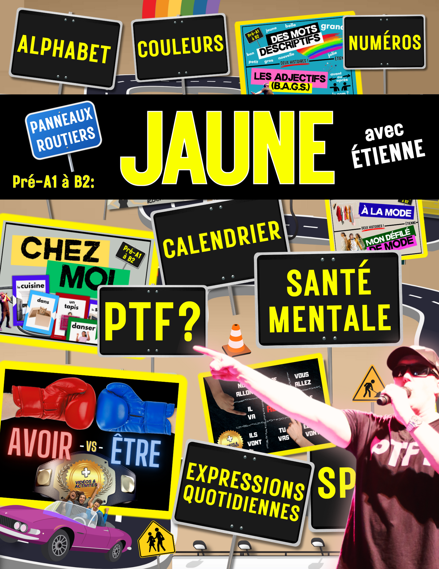 IC ROADMARKS JAUNE resource book (391 pages) PLUS five FREE yellow STOPS of your choice!