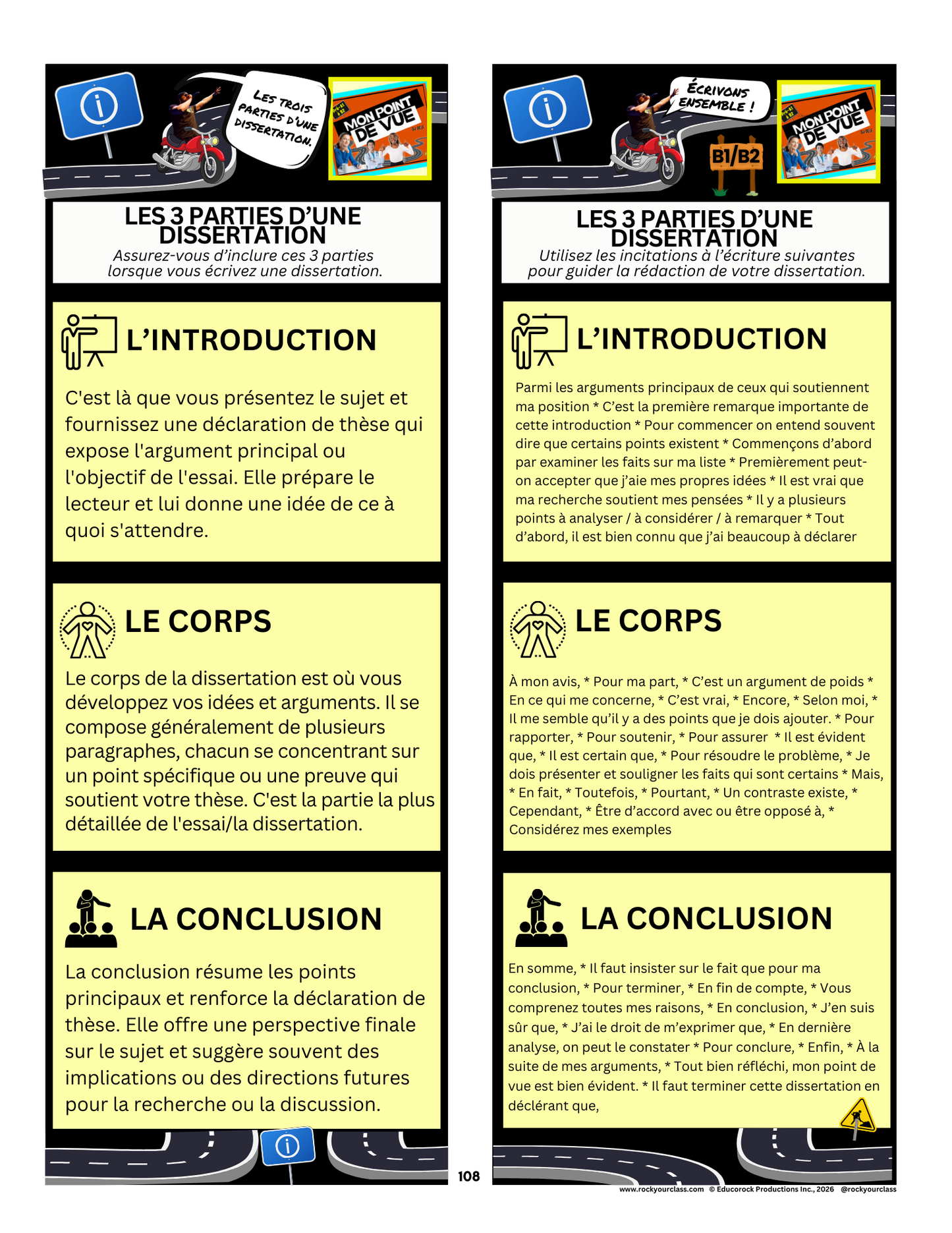 IC ROADMARKS JAUNE resource book (391 pages) PLUS five FREE yellow STOPS of your choice!
