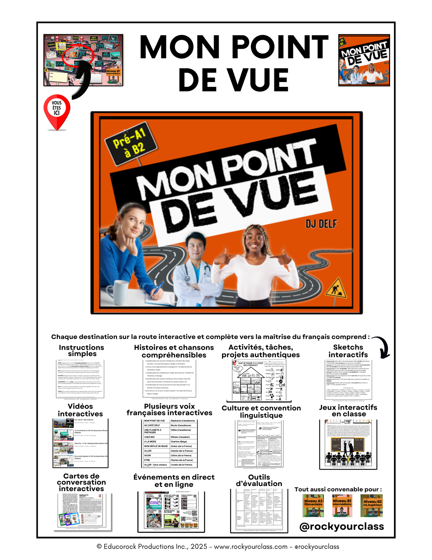 MON POINT DE VUE (DÉBATS/DISSERTATIONS) - INCLUDES FREE SHIPPED READER and FULL FOREVER PLATFORM ACCESS INCLUDED