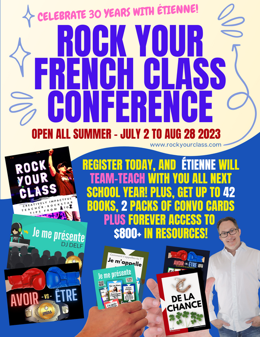 Rock Your French Class 2023 Summer Conference Registration