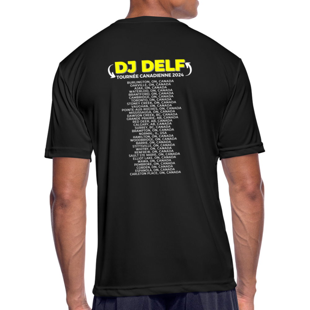 DJ DELF - 2024 Canadian Tour Rock Shirt - black