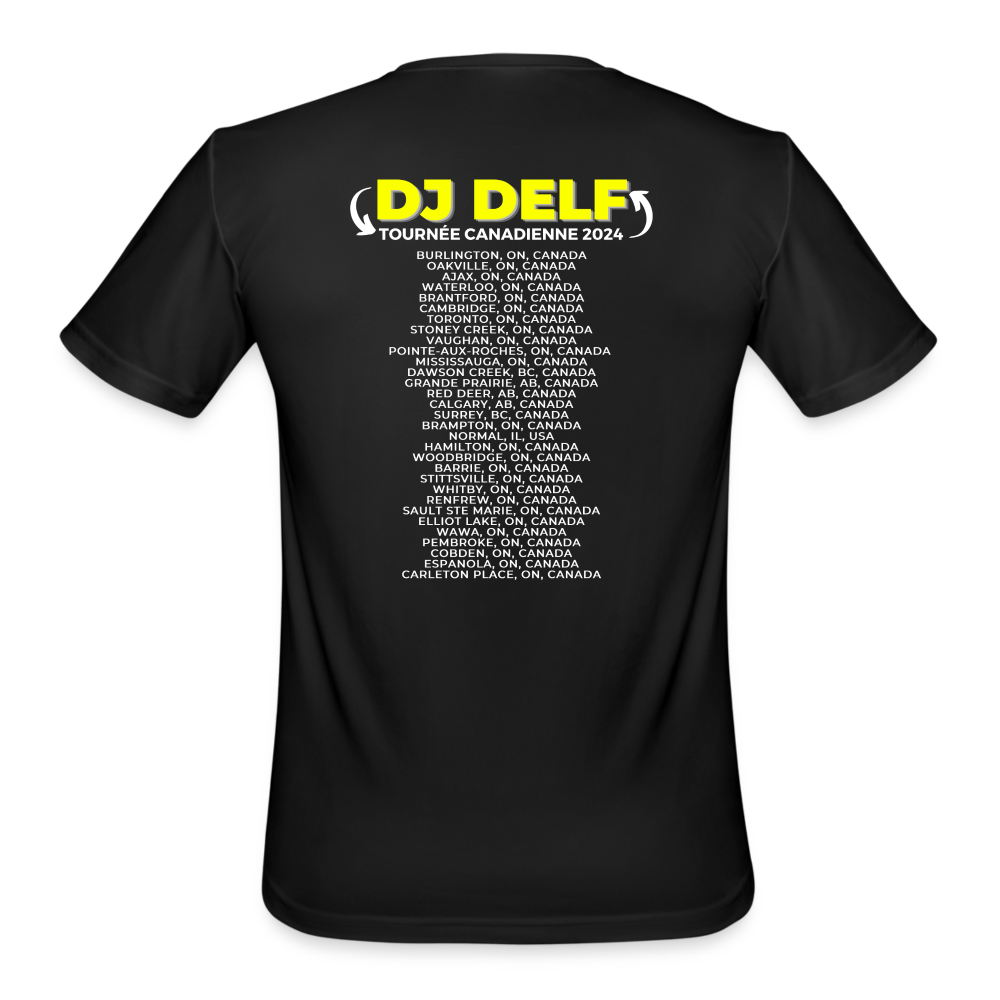 DJ DELF - 2024 Canadian Tour Rock Shirt - black