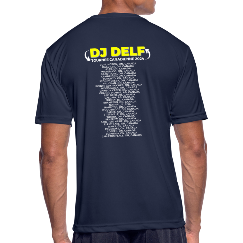 DJ DELF - 2024 Canadian Tour Rock Shirt - navy