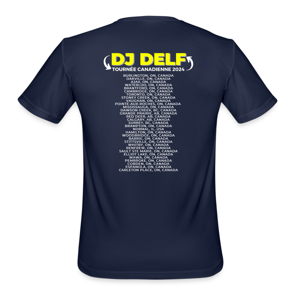 DJ DELF - 2024 Canadian Tour Rock Shirt - navy