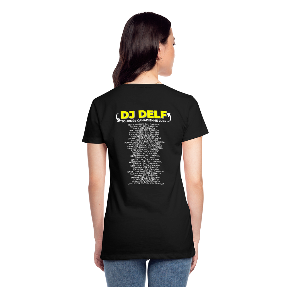 DJ DELF - 2024 Canadian Tour Rock Shirt - black