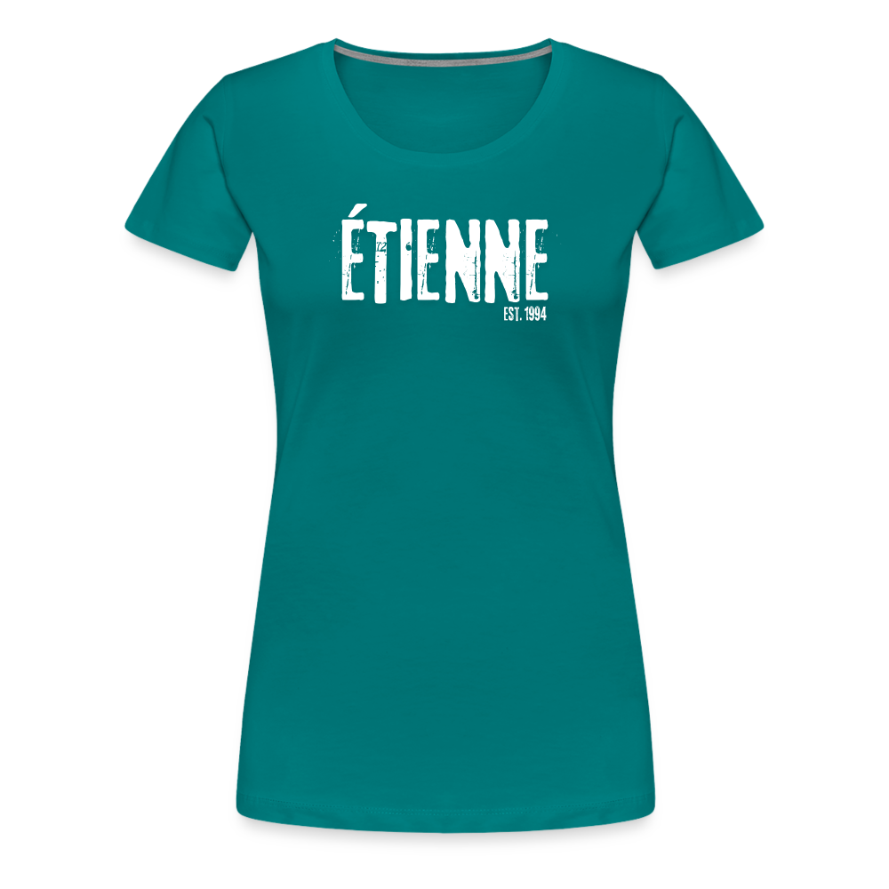 ÉTIENNE - 2024 World Tour Women's Sizes Rock T-shirt - teal