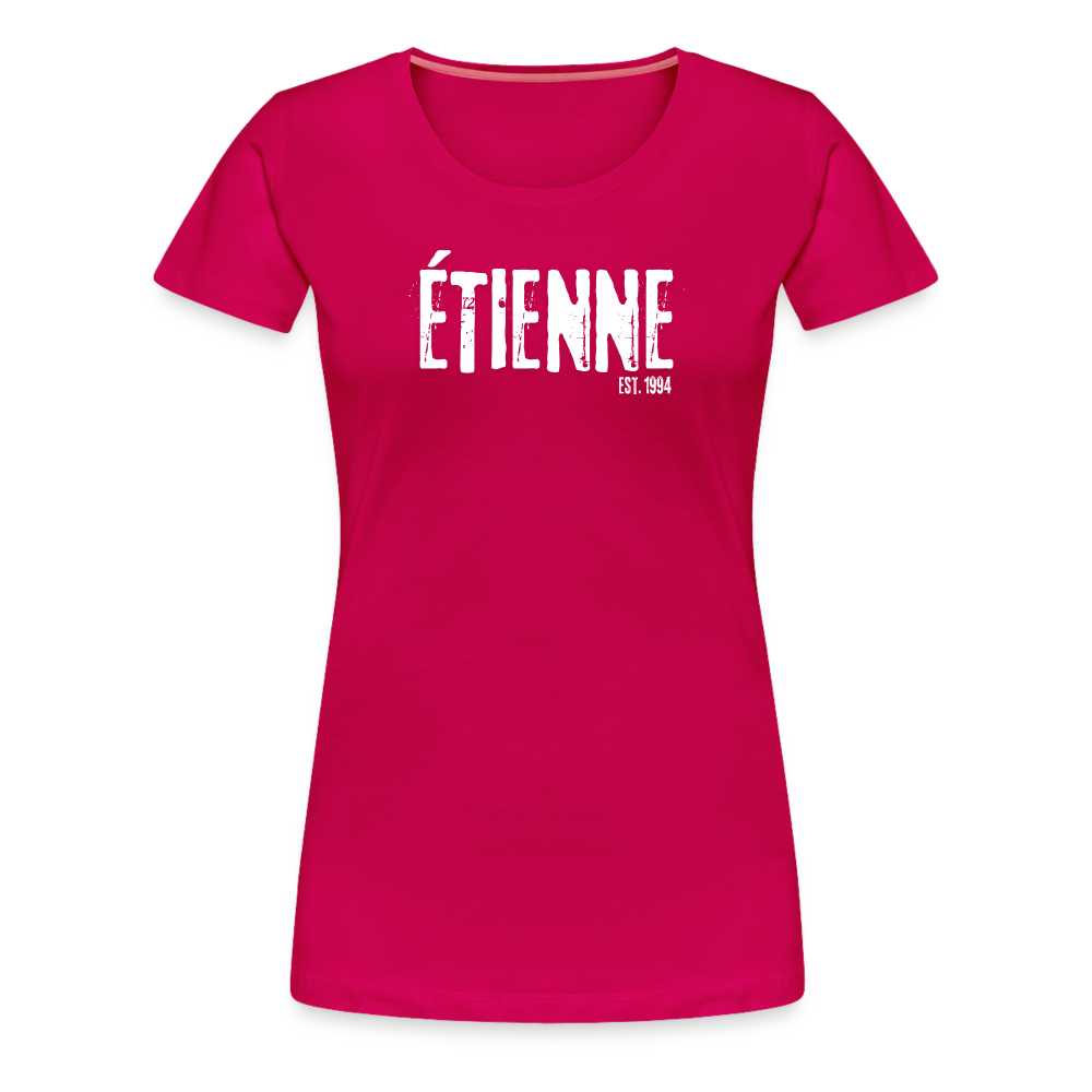 ÉTIENNE - 2024 World Tour Women's Sizes Rock T-shirt - dark pink