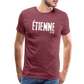 ÉTIENNE - 2024 World Tour Men's Sizes Rock T-shirt - heather burgundy