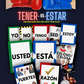 TENER vs ESTAR - CONVO CARDS - PDF DOWNLOAD and PRINT
