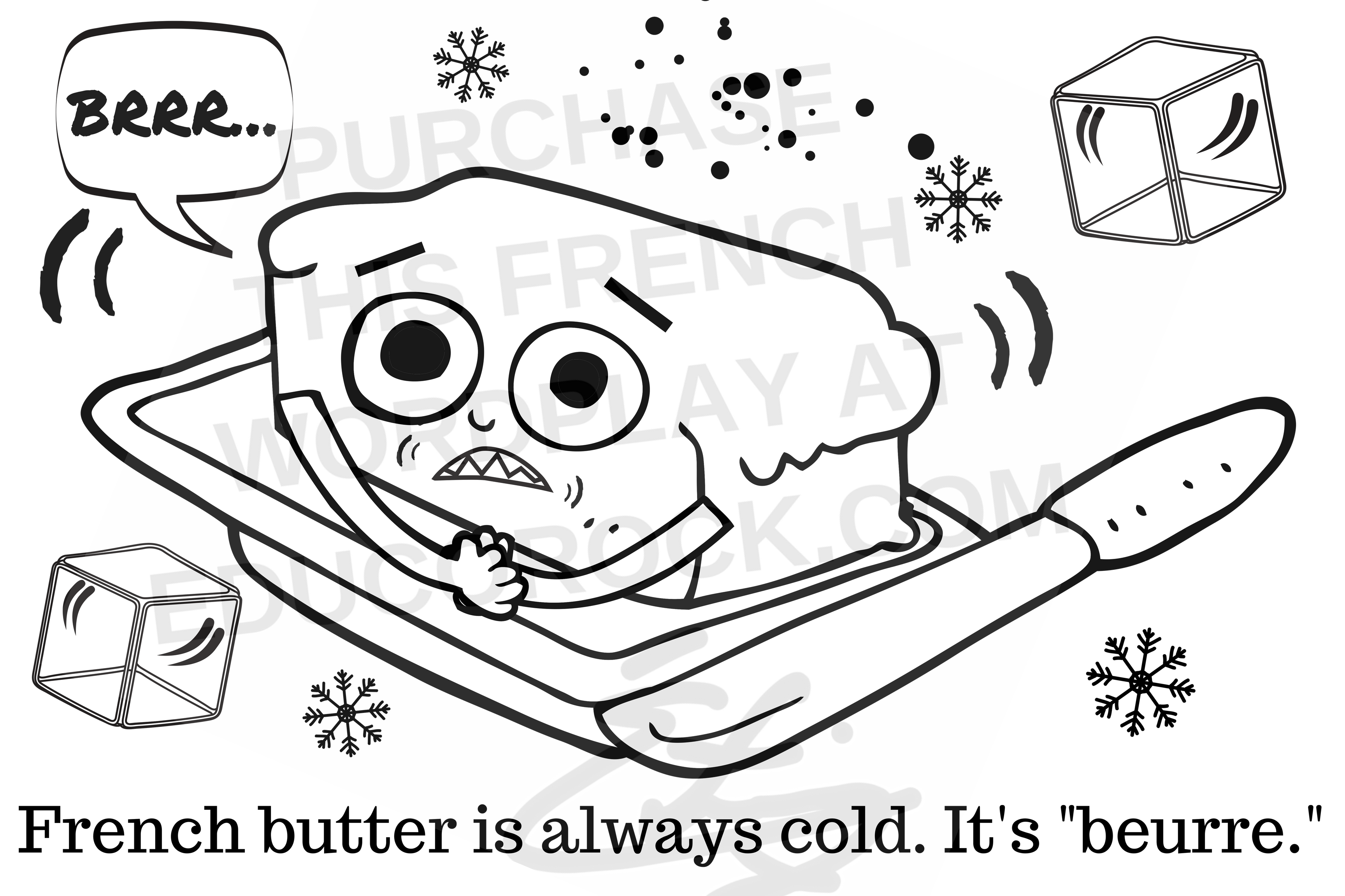 Beurre is brrr.... - High quality downloadable image