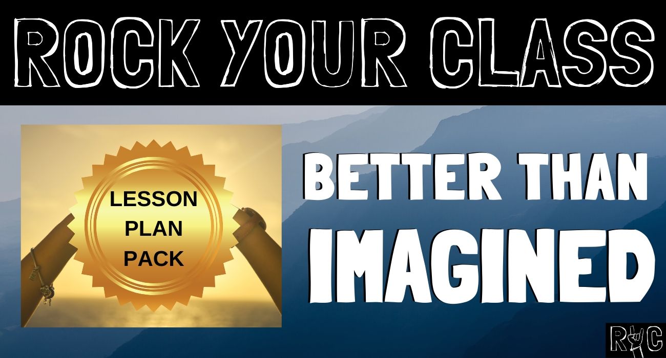 BETTER THAN IMAGINED Complete Lesson Plan Pack #rockyourclass