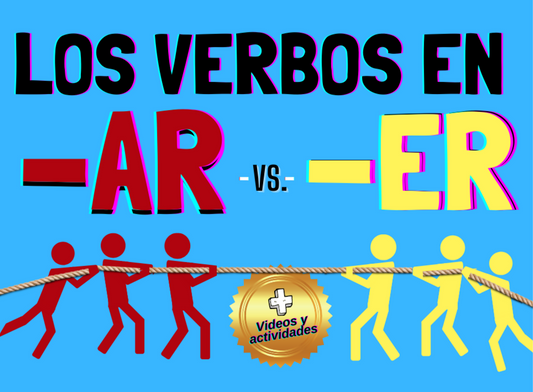 Los verbos en -AR vs -ER - SPANISH Series - IC Reader - Single copy or Class sets of 20 or 30