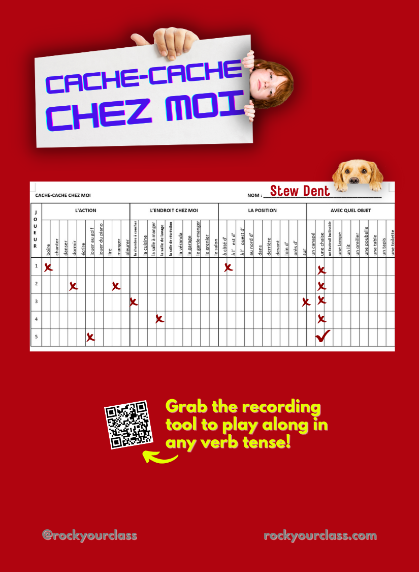 CACHE-CACHE CHEZ MOI - IC CARDS - PLUS bonus $50 in resources - Single pack or Value Class Set of 5