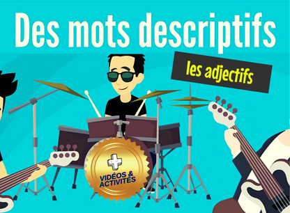 DES MOTS DESCRIPTIFS - ÉTIENNE Series- IC Reader - Single copy or Class sets of 20 or 30 with FULL FOREVER PLATFORM ACCESS INCLUDED ($100 value)