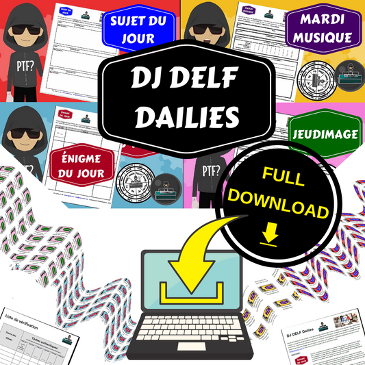 DJ DELF DAILIES - 310 French class starter videos - FULL MP4 DOWNLOAD