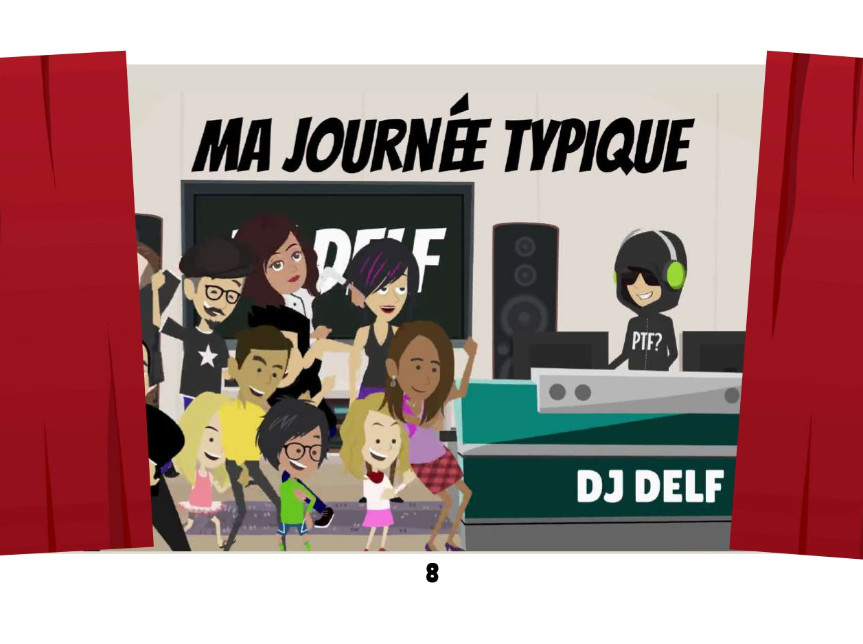 MA JOURNÉE TYPIQUE - DJ DELF Series - IC Reader - Single copy or Class sets of 20 or 30 with FULL FOREVER PLATFORM ACCESS INCLUDED ($135 value)