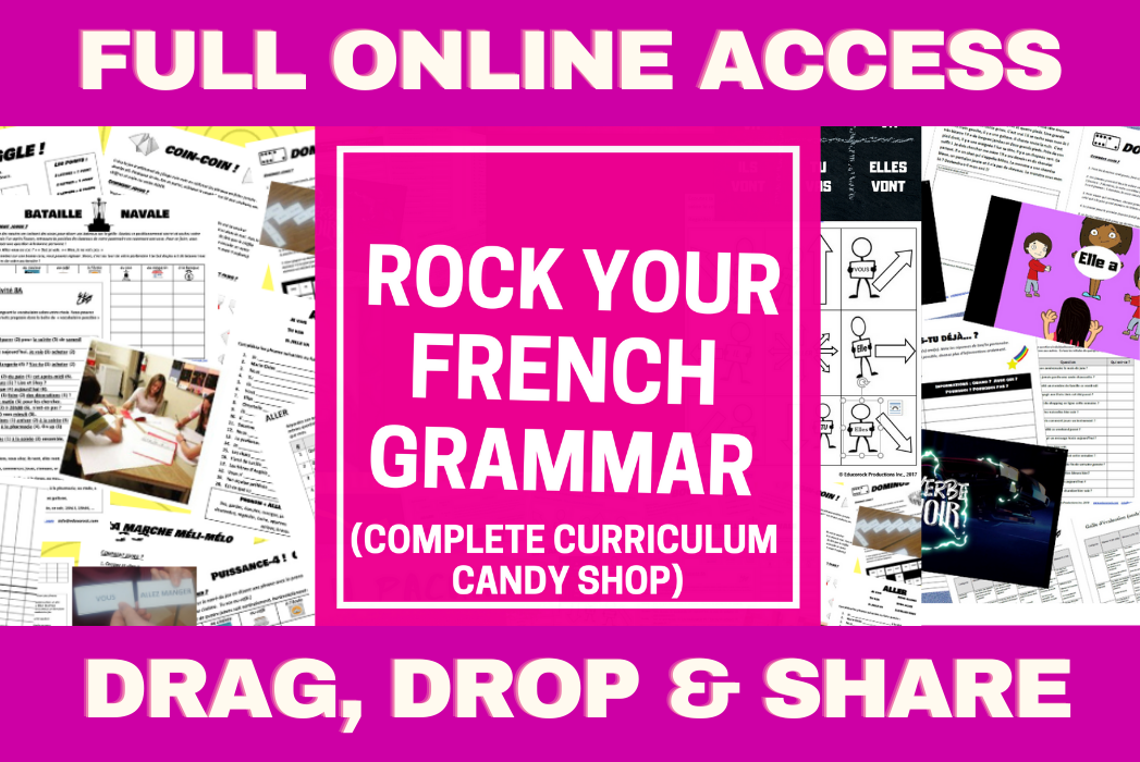 ROCK YOUR FRENCH GRAMMAR - COMPLETE ONLINE PLATFORM