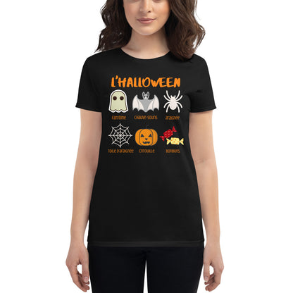 Halloween Vocab LADIES' short sleeve t-shirt