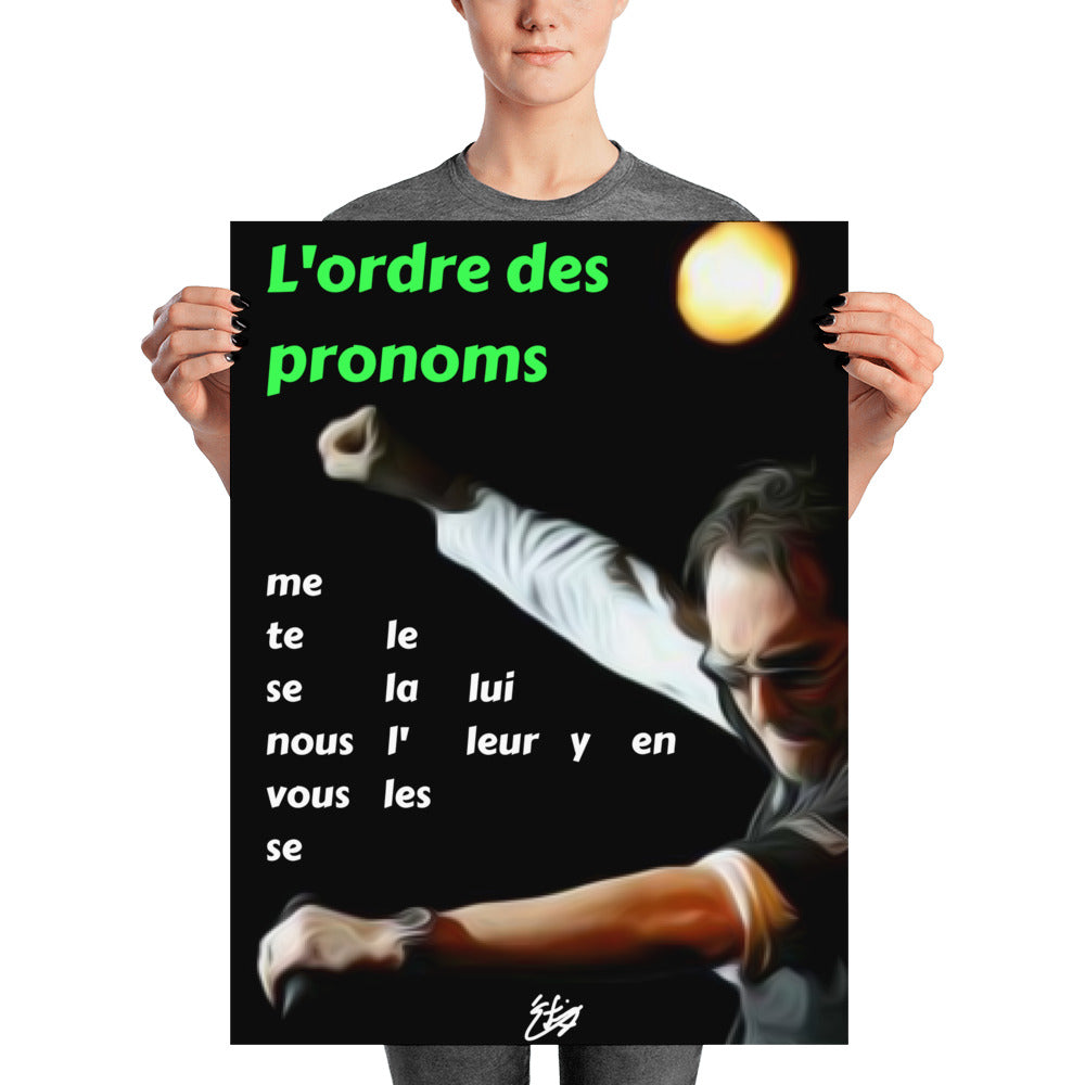 L'ordre des pronoms Signature Series Poster