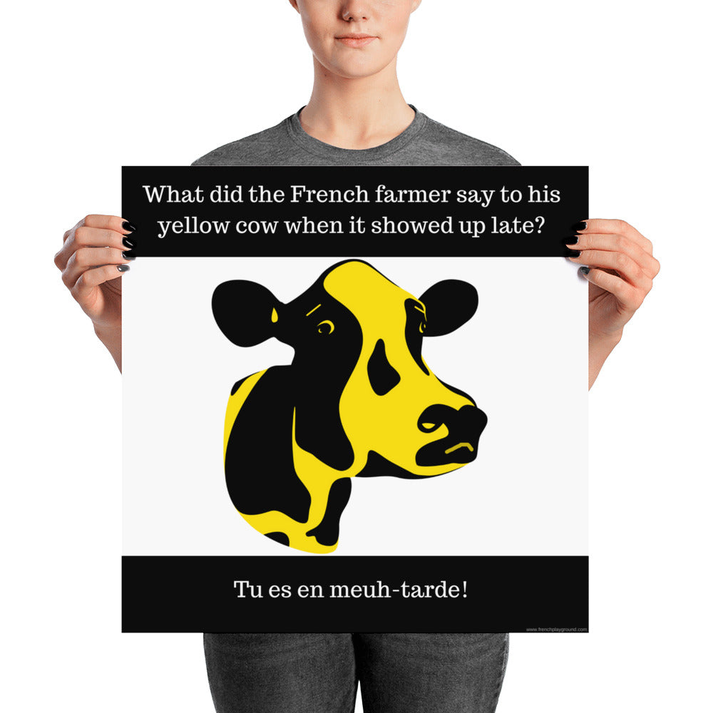 Yellow Cow - Poster