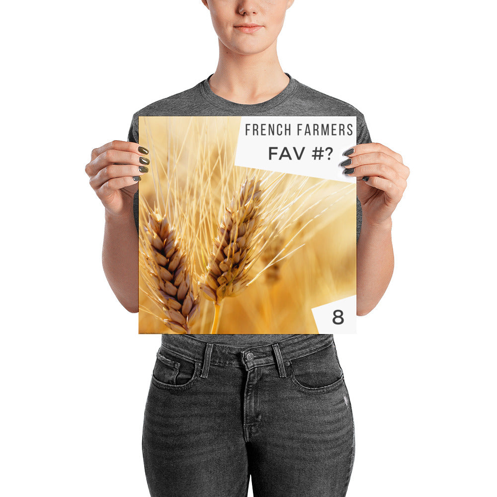 Wheat Is Huit - Poster
