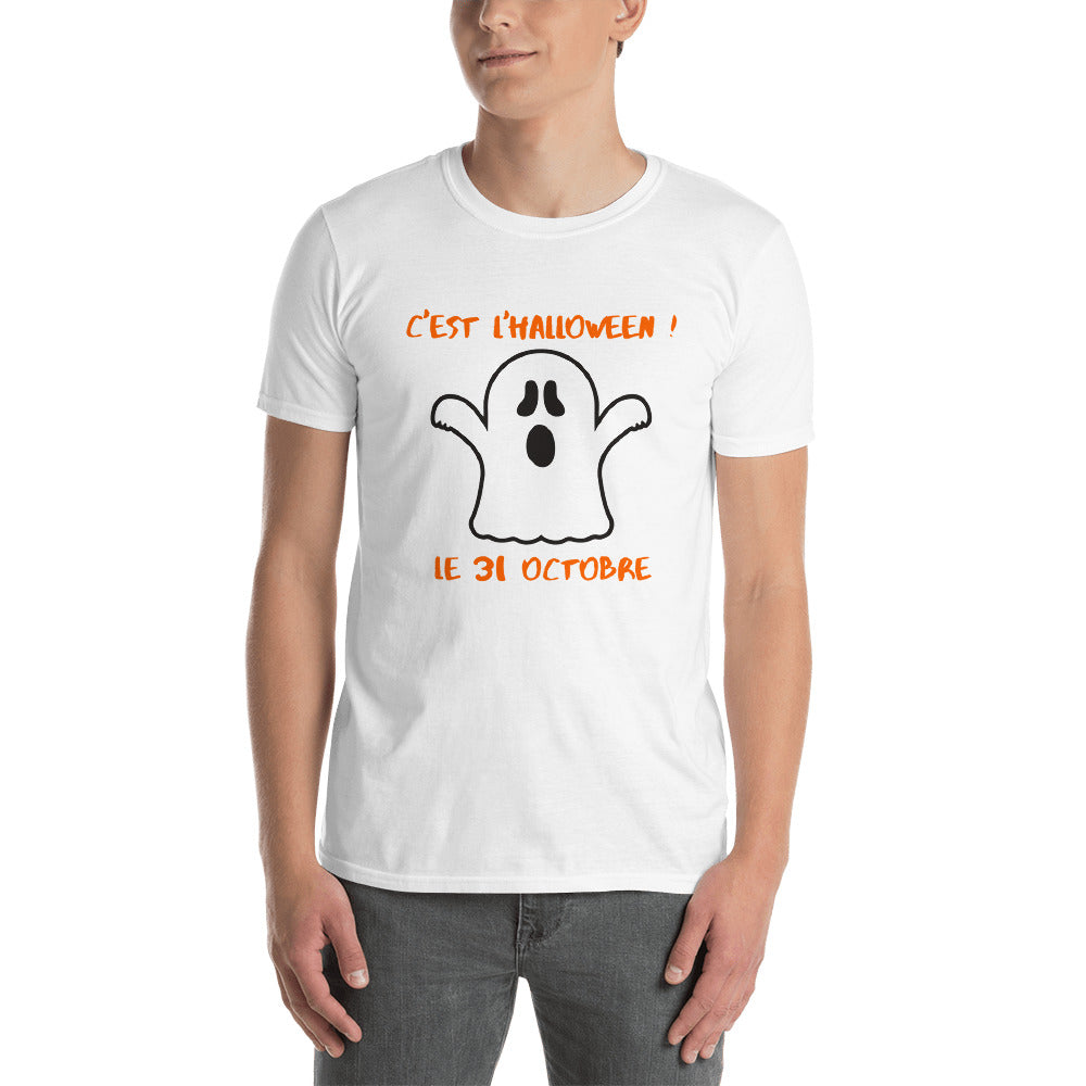 Halloween Ghost Short-Sleeve T-Shirt - UNISEX